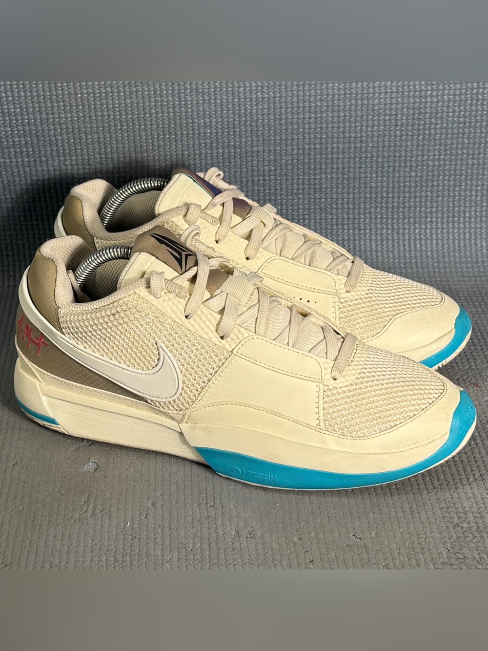 Nike Ja Morant 1 Seasonal Vacation Coconut Milk Shoes DR8785-102 Men’s Size 9